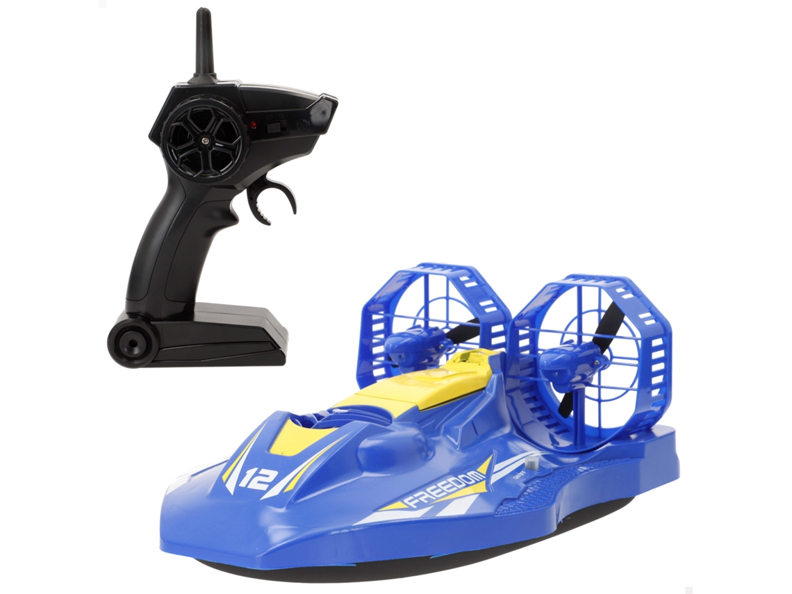Barco Rápido Com Controlo Remoto Speed Go, Brinquedo Telecomandado, Terra, Água E Gelo, Bateria Incluída, A Partir Dos 4 Anos