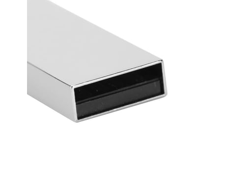 HURRISE Memoria USB U Disco USB 2.0 Metal Mini Portátil con Forma de Hebilla Suministros para Computadora Unidad de Computadora Gris