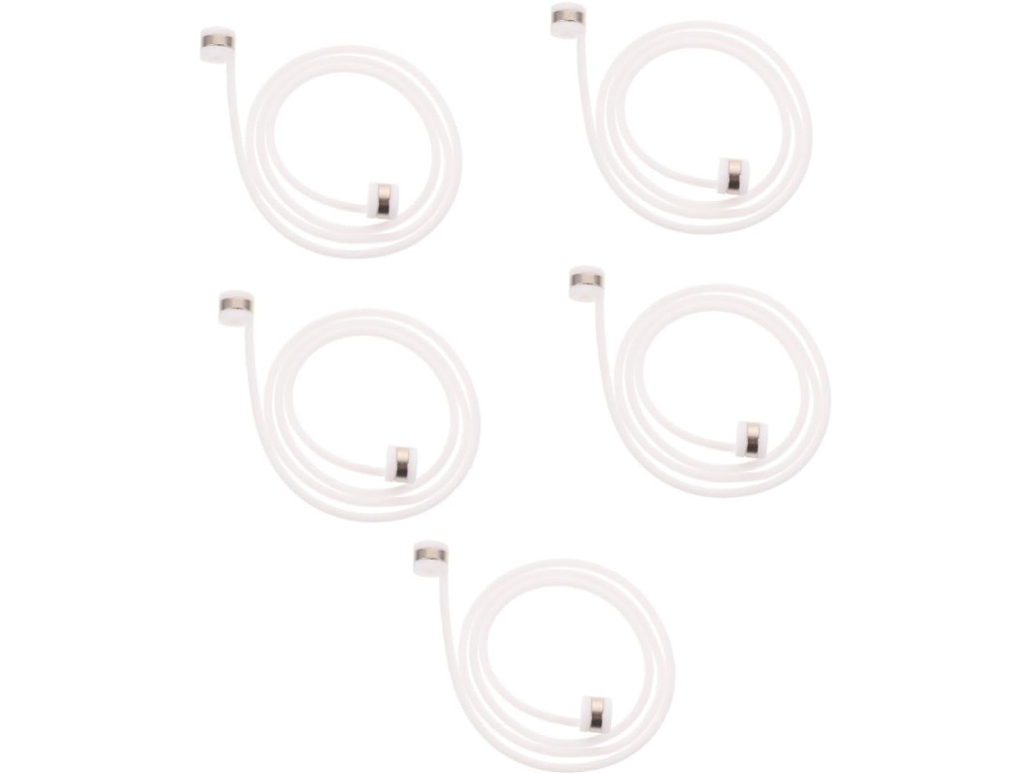 Juego De 5 Cómodos Auriculares De Silicona Suave Con Cable Para Deportes.