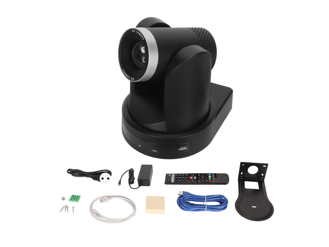 Cámara Para Sala De Videoconferencias Con Interfaz Multimedia Hd Usb 3.0, Cámara Ip 4k Con Zoom Óptico De 12x, Enchufe De La Ue De 100 A 240 V