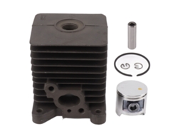 Kit De Montaje De Cilindro Y Pistón De 33,5 Mm De Aleación De Aluminio Para Desbrozadora Homelite S25 (piezas De Jardinería)