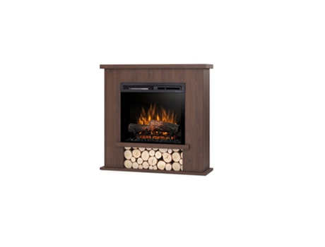 Chimenea eléctrica LED independiente TULA Roble 23' 95 x 92 x 28 OUTINFIRE