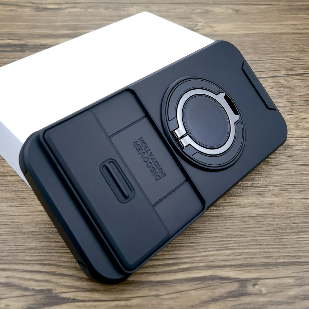 (negro, Google Pixel 10) Funda Para Teléfono Multifuncional Con Soporte Deslizante Y Ventana, Funda Protectora Magnética A Prueba De Golpes.