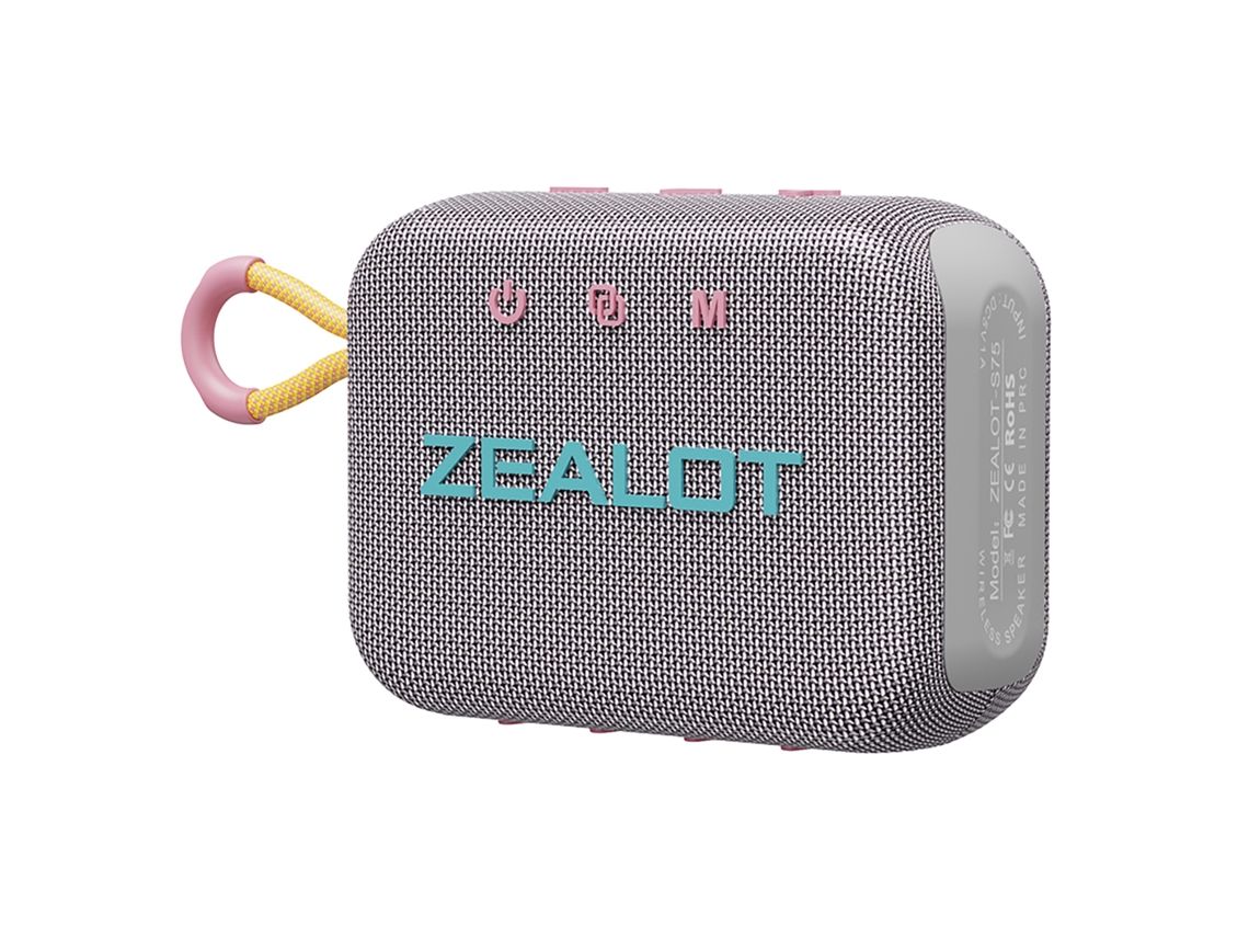 Altavoz Portátil Zealot S75 Bt 5.2 Ipx6 De 10 W Con Sonido Envolvente Para Actividades Al Aire Libre.