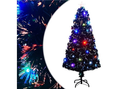 Árbol de Navidad VIDAXL con luces y soporte fibra óptica ( (150 cm)