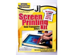 Set de serigrafía Jacquard con fondos transparentes de 25 x 35 cm para juguetes creativos