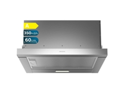 Cecotec Campana Extractora Telescópica 60 Cm Bolero Flux Tlm 603500 Inox A. Motor 70w, Potencia Succión 350m3/h