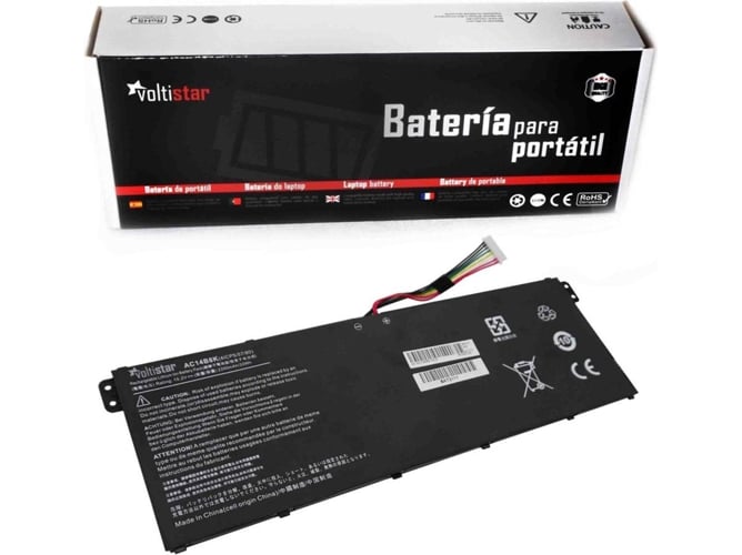 Batería para Portátil VOLTISTAR Acer Aspire V5-122P Travelmate B115-M B115-Mp Kt