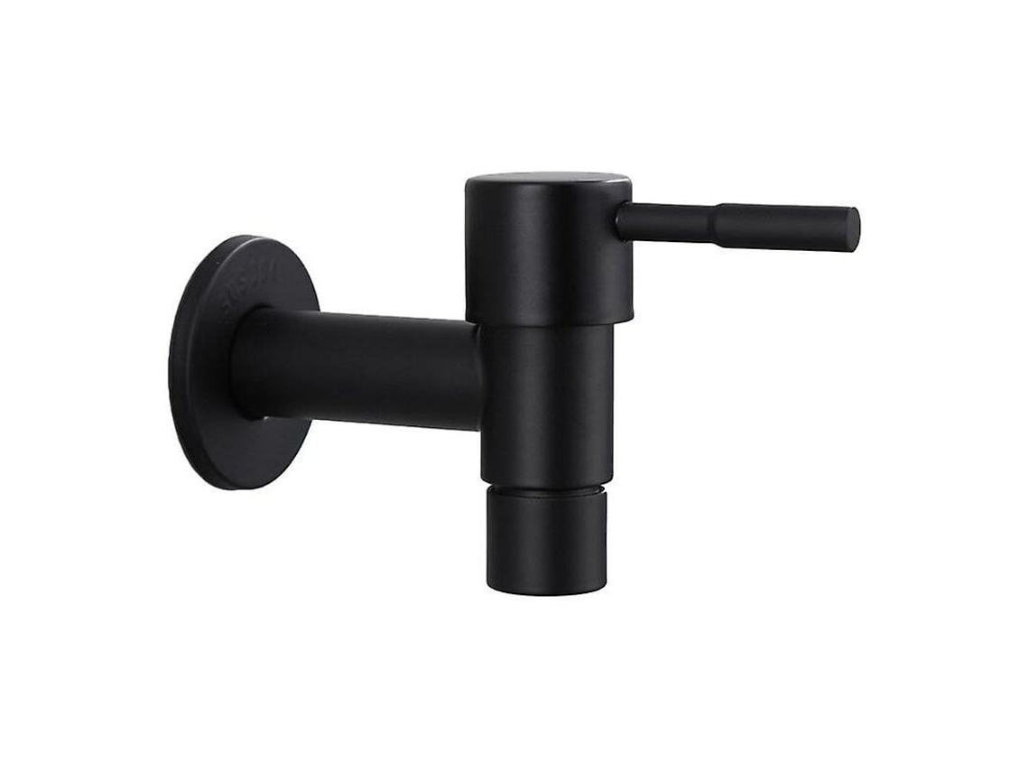 RELAVAEV Faucet De Aço Inoxidável Preto Lavadora De Parede Faucet Banho Toilet Mop Piscina Grifos