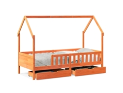 Maison Exclusive - Estructura De Cama Infantil Con Cajones Madera Pino 90x190 Cm