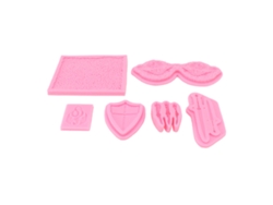 Molde de silicona para pasteles, chocolate, arcilla, jabón, bricolaje, tipo cuerno 6