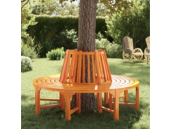 Banco de árbol de madera de Ø 160 cm, Dkd Home Decor