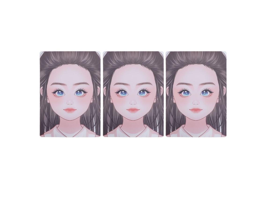3 Tableros Lavables Rosas Para Practicar Maquillaje Facial, Ideales Para El Escenario Y El Hogar.