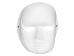 Máscara blanca para Halloween para adultos (5 unidades, mujer)