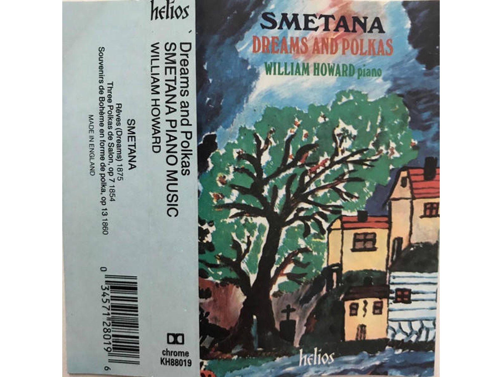 Casete BedYich Smetana, William Howard  - Dreams and Polkas, Smetana Piana Music