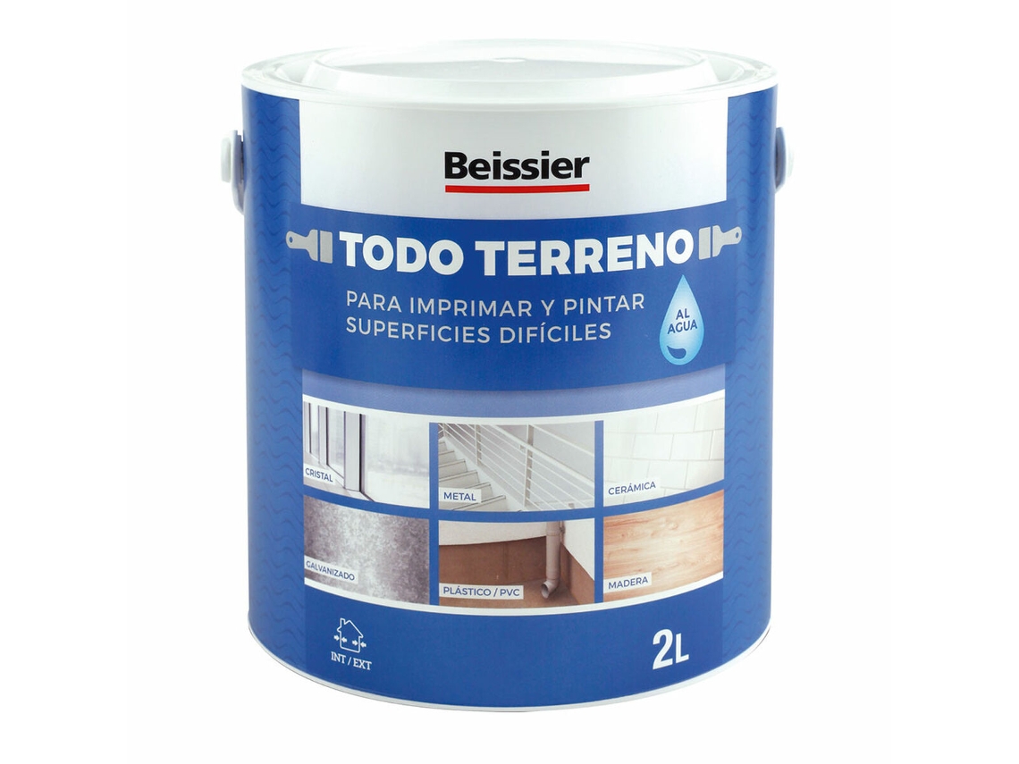 Pintura acrílica BEISSIER Todo Terreno 70396-001 Imprimación 2 L