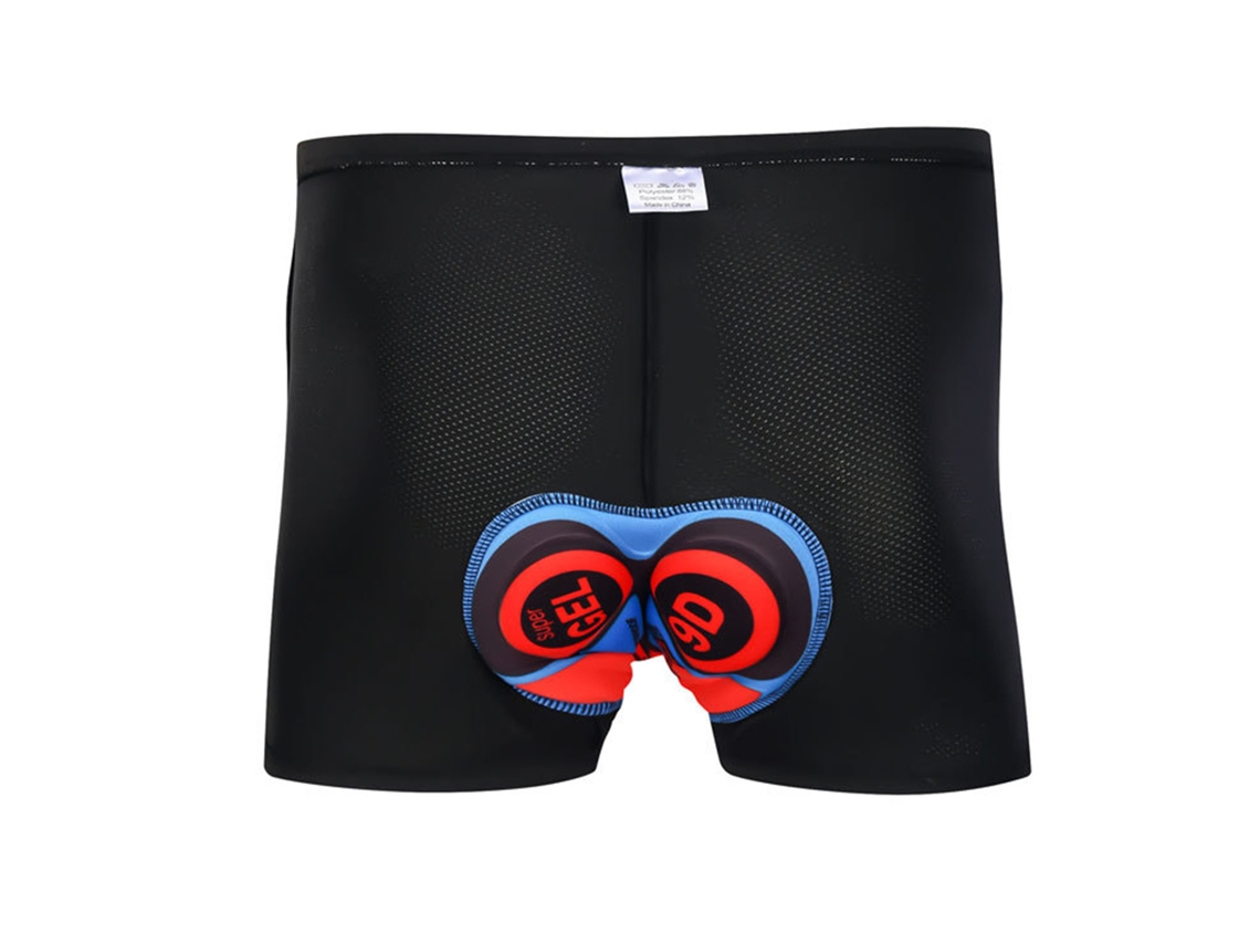 2026-calzoncillos Ciclismo Cortos Con Almohadilla De Silicona Espesorada Absorbe Impactos Cómodos Xl Negro