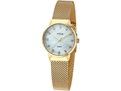 Reloj Rectangular Lujoso De Cuarzo En Acero Inoxidable Yuysan