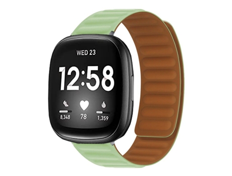 Correa Magnética para Fitbit by Google Versa 2 Verde Claro