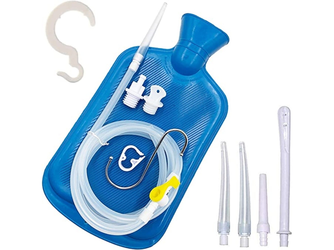 Juego de bolsas de enema de 2 litros para desintoxicación de colon y enemas de limpieza Siurn
