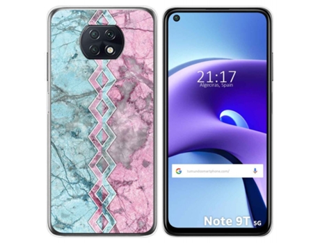 Carcasa Xiaomi Redmi Note 9T 5G TUMUNDOSMARTPHONE Dibujos Multicolor