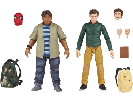 Figuras Peter Parker y Ned Leeds Spiderman Homecoming Marvel Legends 15 cm HASBRO