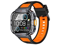 Reloj inteligente con llamadas Bluetooth, linterna, monitorización de frecuencia cardíaca, oxígeno en sangre y presión arterial, y modos Bestvite.