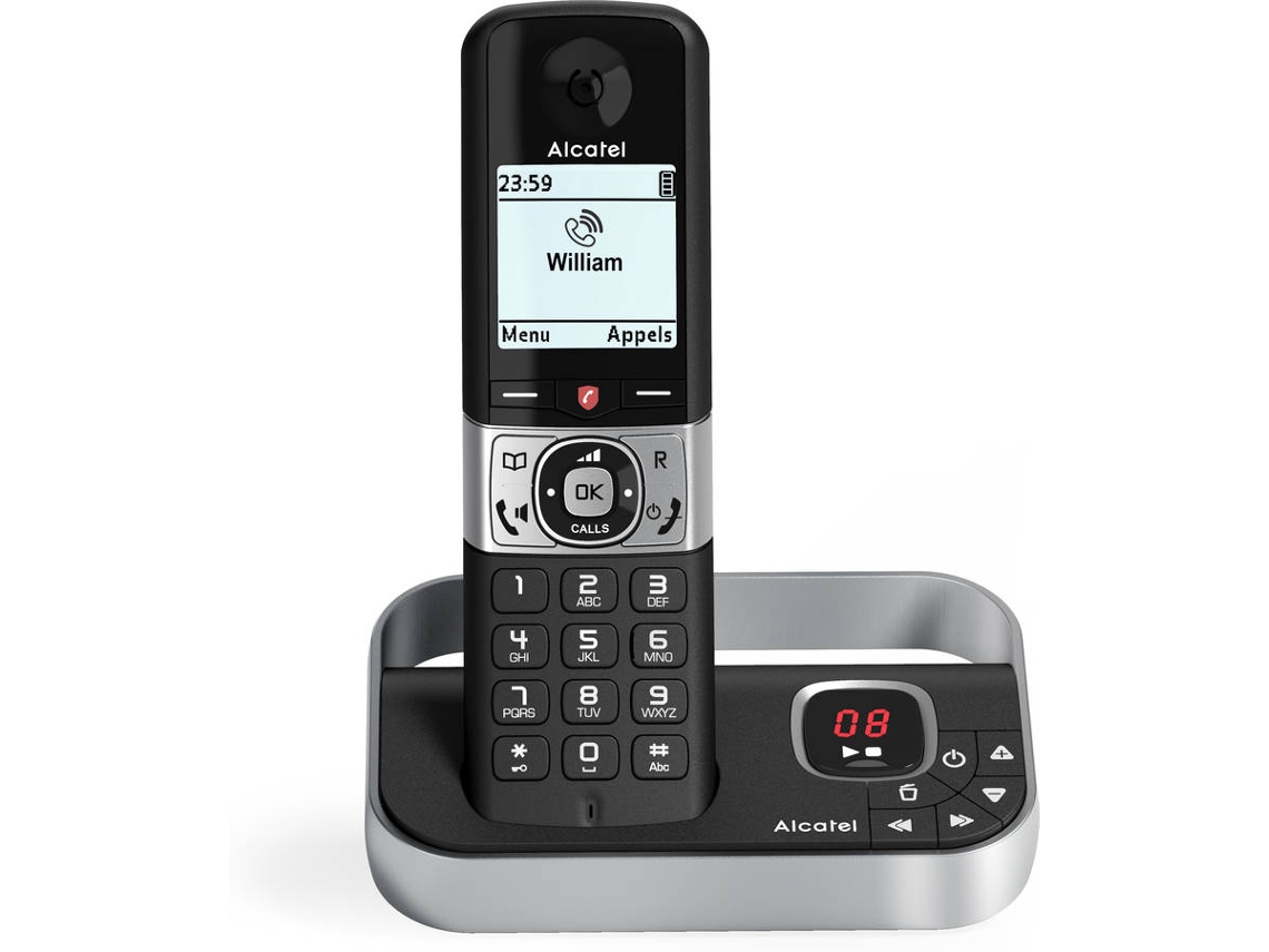 Telefóno Fijo ALCATEL F890 Negro