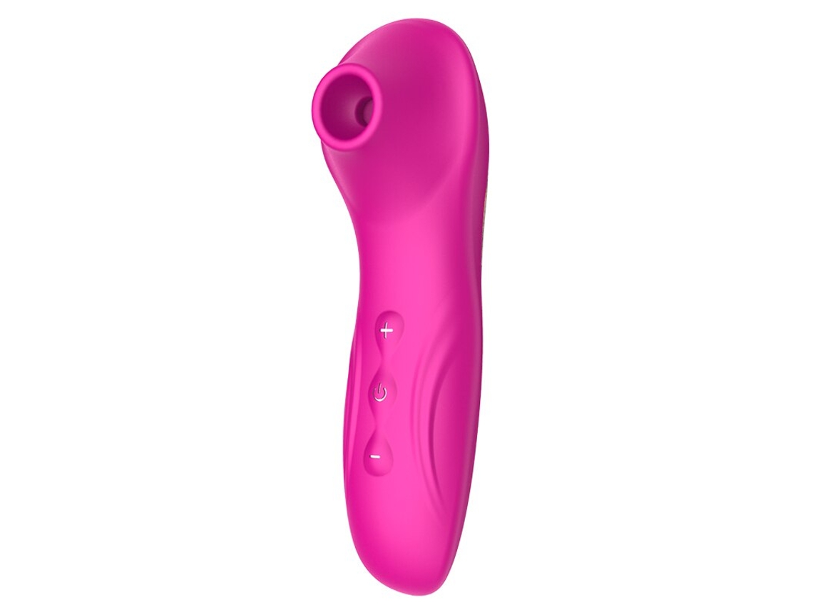 Vibrador De Succin De Silicona Resistente Al Agua Con 10 Modos Para Mujeres (rojo Rosa) Yizhood