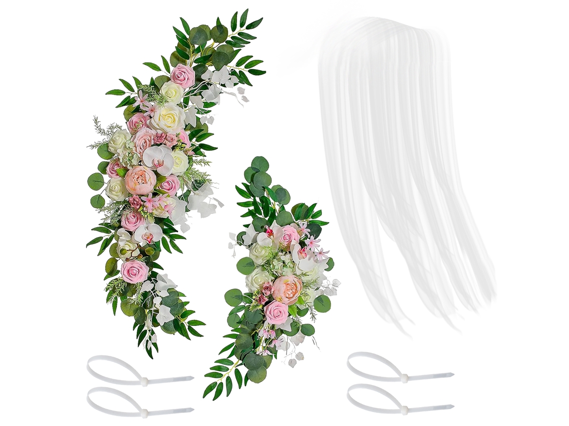 Arreglo floral para arco de boda - Decora la escena