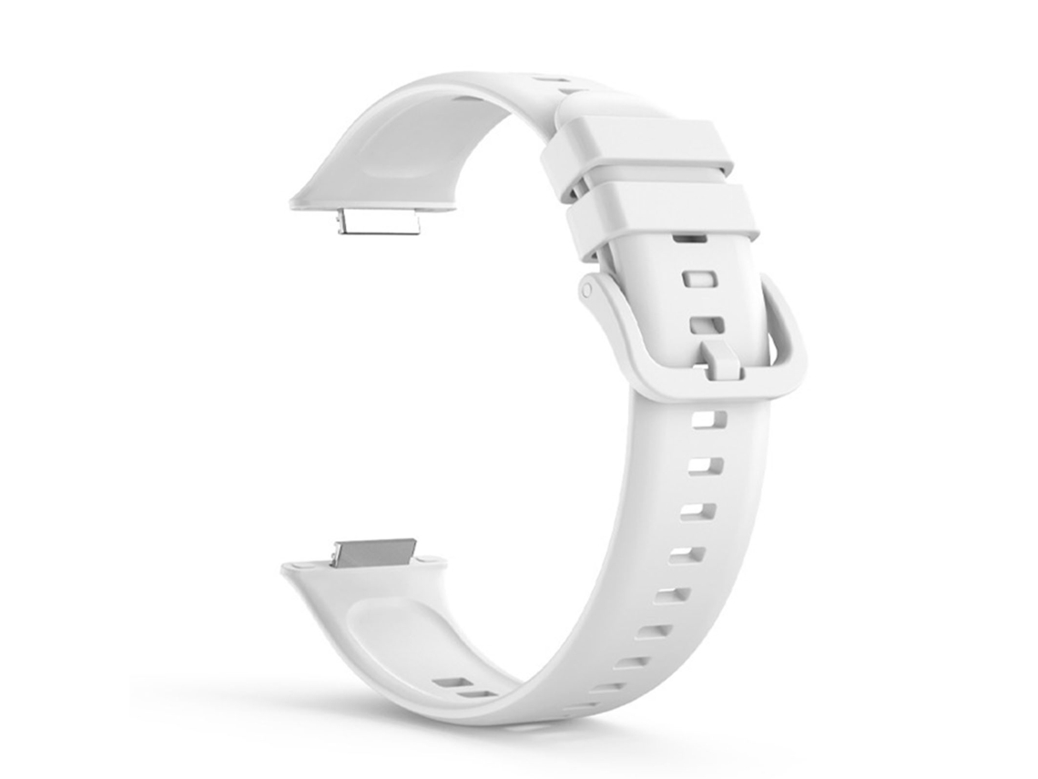 Pulseira De Silicone Ajustável Para Huawei Watch Fit 2 - Smartwatch Bracelet Strap Branco