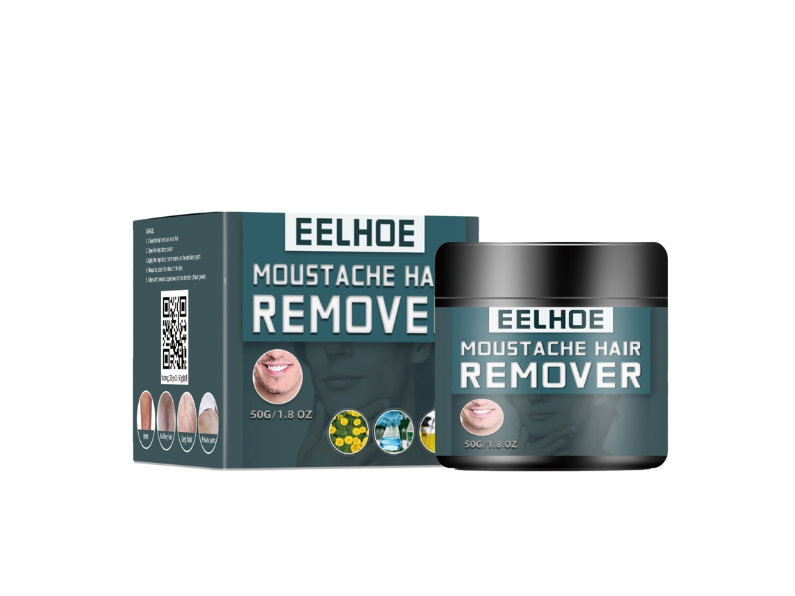 Crema depilatoria eficaz para una rápida eliminación de la barba.