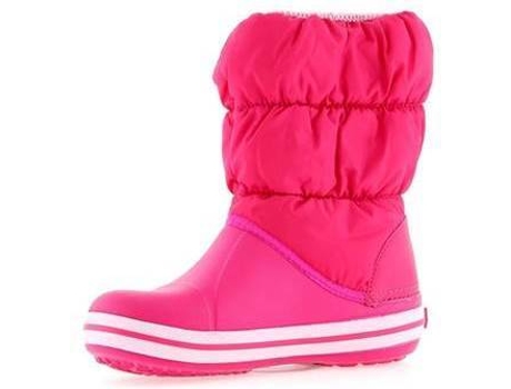 Botas para la nieve CROCS Winter Puff Boot Material sintético, Tejido Niños (23-24 - Rosa)
