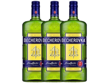 Licor BECHEROVKA Licor De Ervas Becherovka (1 L - 3 unidades)