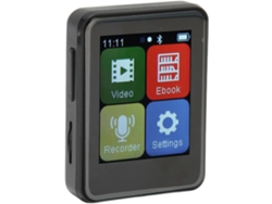 Reproductor MP3 Bluetooth YIZHOOD D2 1.8Inch Tarjeta TF 128GB (Negro)