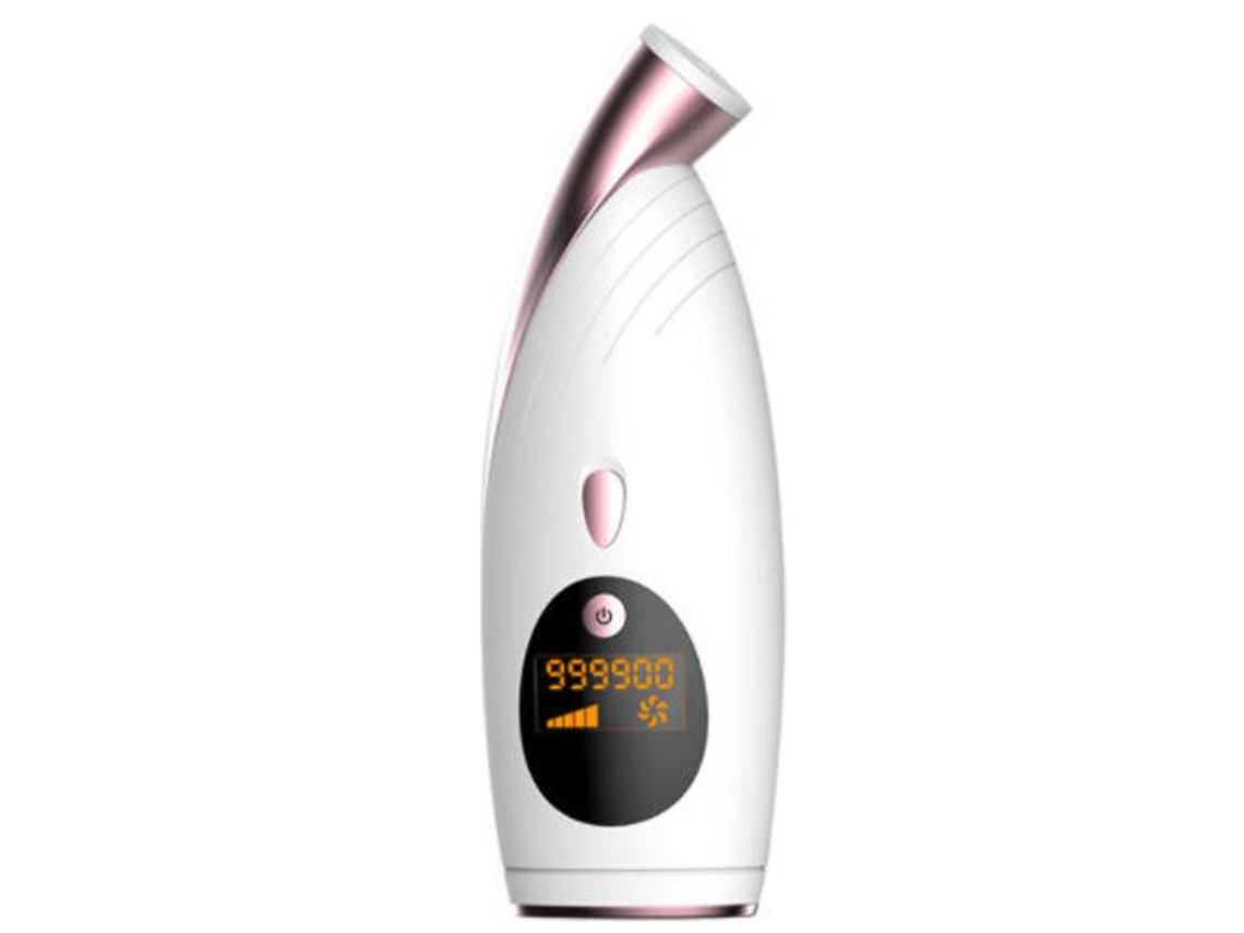 Depiladora de luz pulsada IPL, 999 destellos, con pantalla LCD, 2 modos y 5 parámetros, Yizhood (blanca)