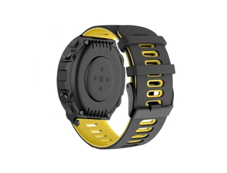 Correa Pioneer para Amazfit T-Rex 2 Negro y Amarillo