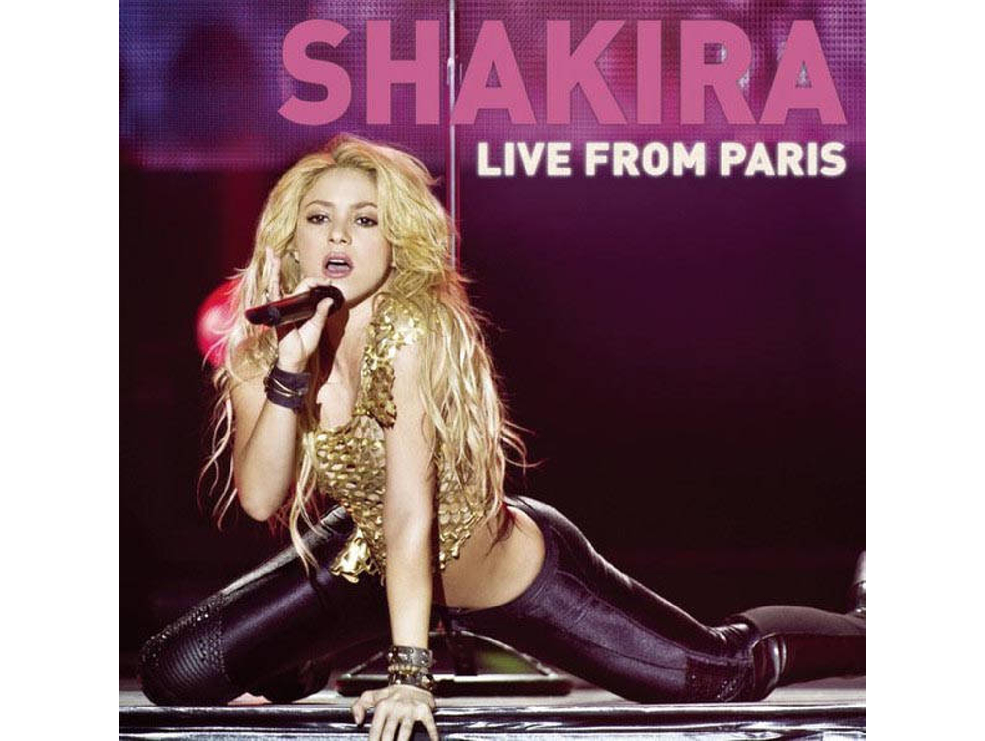 CD + DVD Shakira - Live From Paris