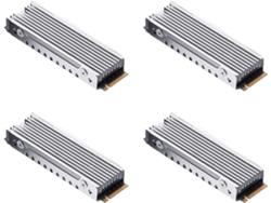 Disipador De Calor De Aluminio Con Almohadilla Para 4 Ssd M.2 2280 Nvme