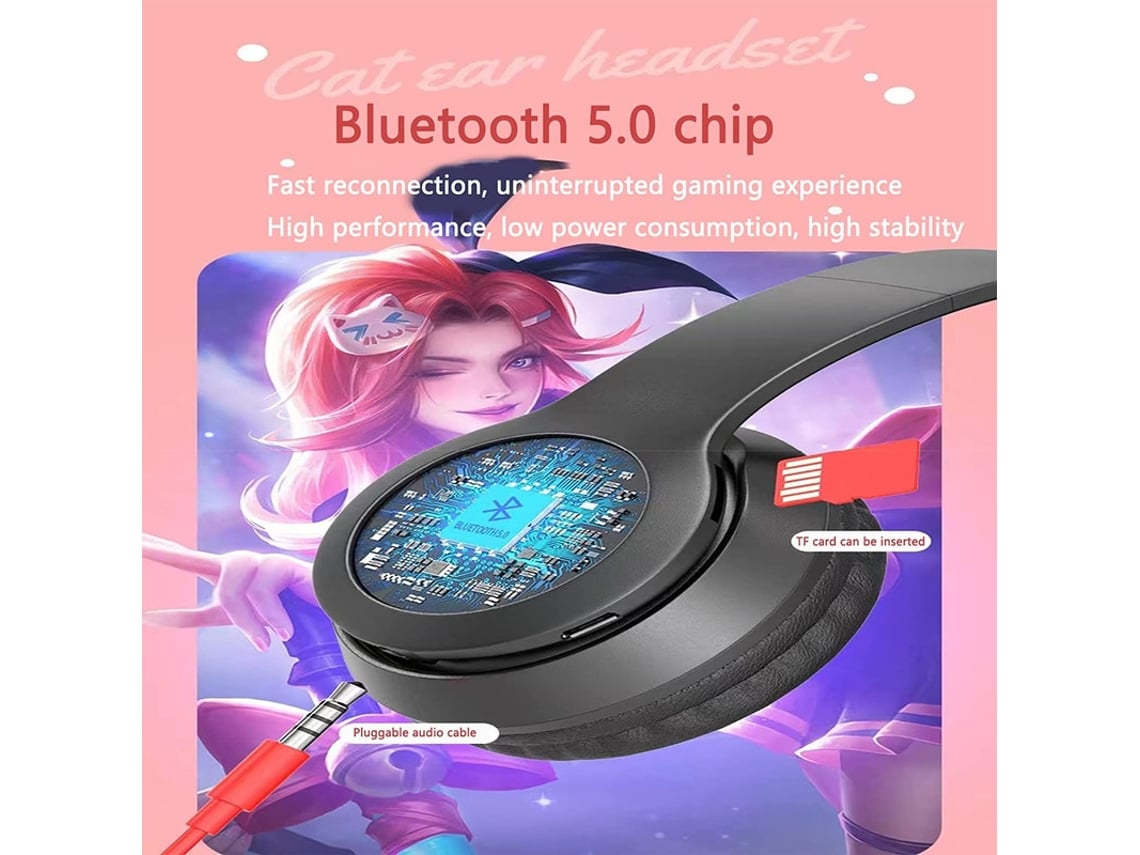 Auriculares Bluetooth 5.0 con cable Batería de larga duración