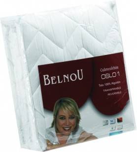 Protector de Colchón Belnou Oslo-1 Blanco 90x190 cm