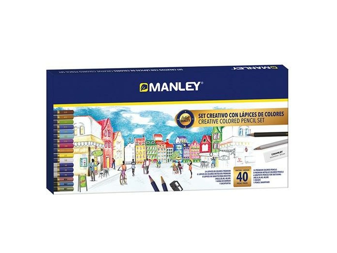 Set de Dibujo MANLEY 40 Piezas Multicolor