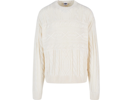 Sudadera de Hombre URBAN CLASSICS In Boxy Blanco (M)