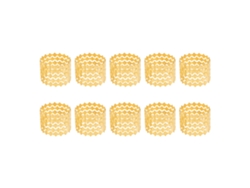 10 Anillos Para Servilletas De Metal, Portaservilletas Para Bodas, Cenas, Fiestas Y Reuniones Familiares