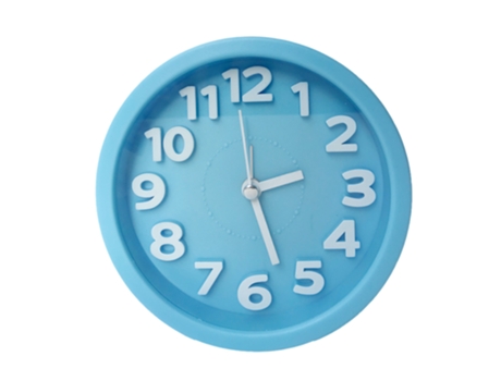 Reloj despertador analógico silencioso, reloj despertador redondo que no hace tictac y funciona con pilas