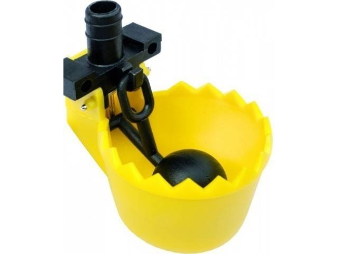 Bebedero para Pollos COPELE Nivel Constante (Amarillo - 6x5x6cm - Plástico)