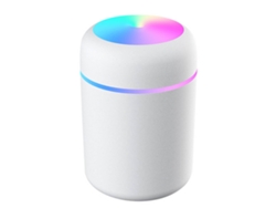 Humidificador silencioso de 1 botón, niebla fina, para aromaterapia con luz, 300 ml