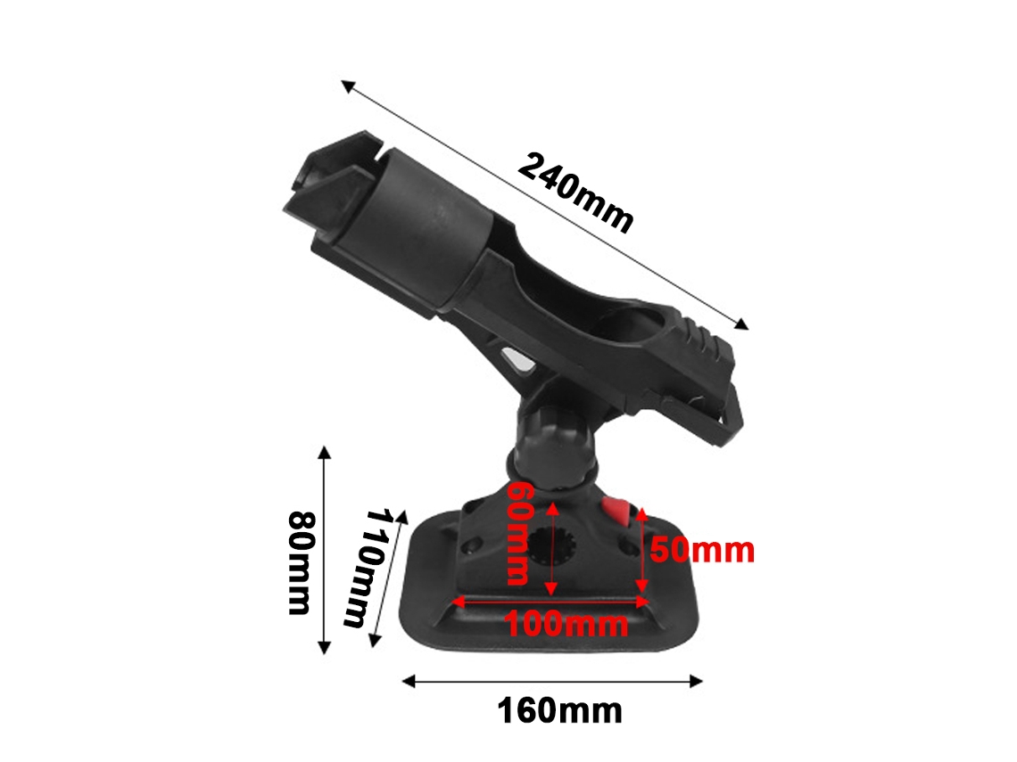 Soporte Ajustable Para Caña De Pescar Para Botes Inflables, Canoas Y Kayaks: Accesorio Práctico Para La Pesca.