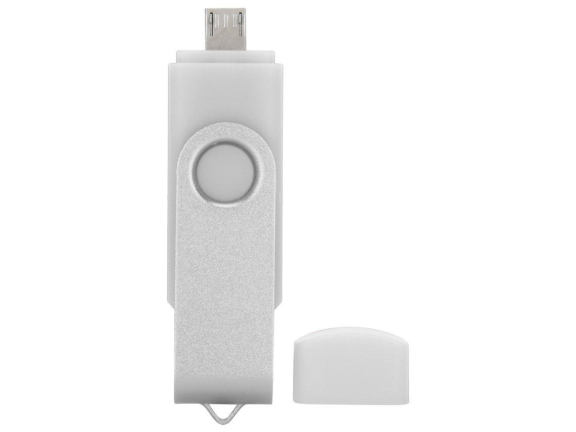 Pendrive Otg Micro Usb 2.0 Memoria Flash 32gb Gris Almacenamiento Portátil Para Ordenador Cw10040