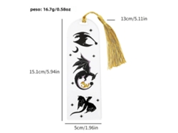 Marcapáginas de la serie de anime Black Dragon, acrílico. Mdug (Estilo 1)